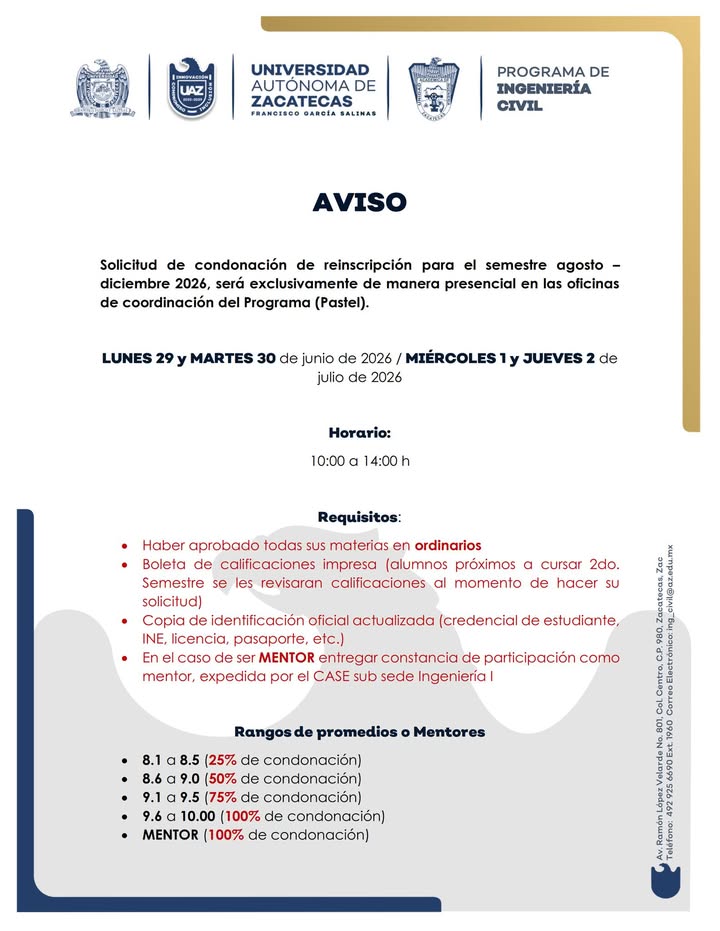Ingeniería Civil UAZ