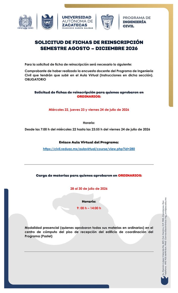 Ingeniería Civil UAZ